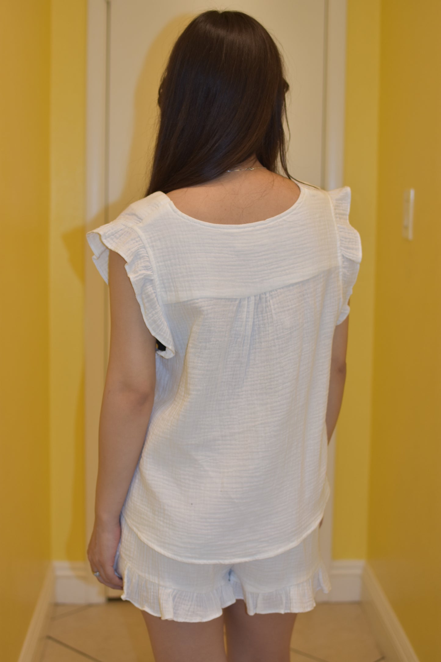 White Beach Set Cover Up