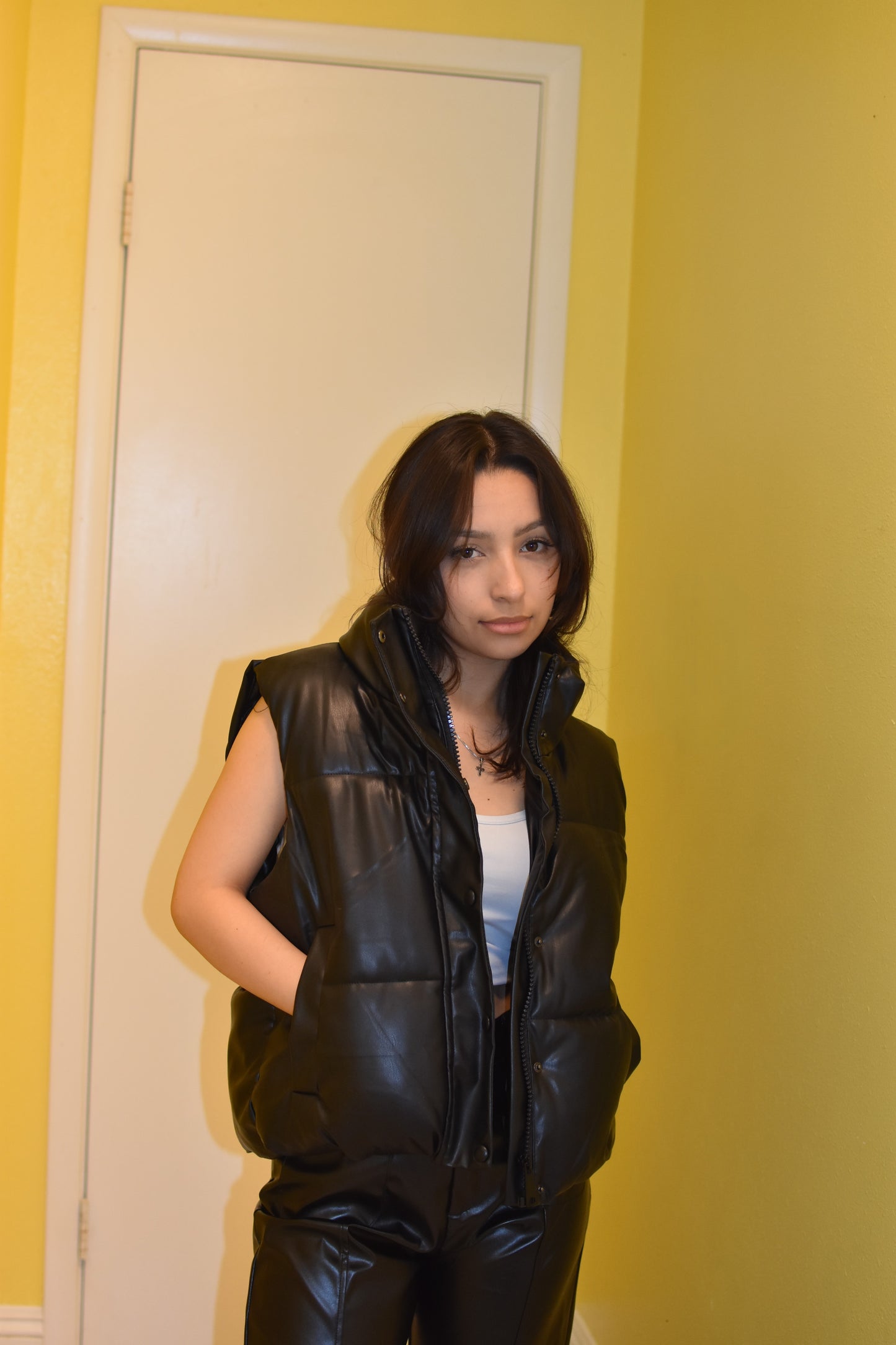 Black Puffer Vest
