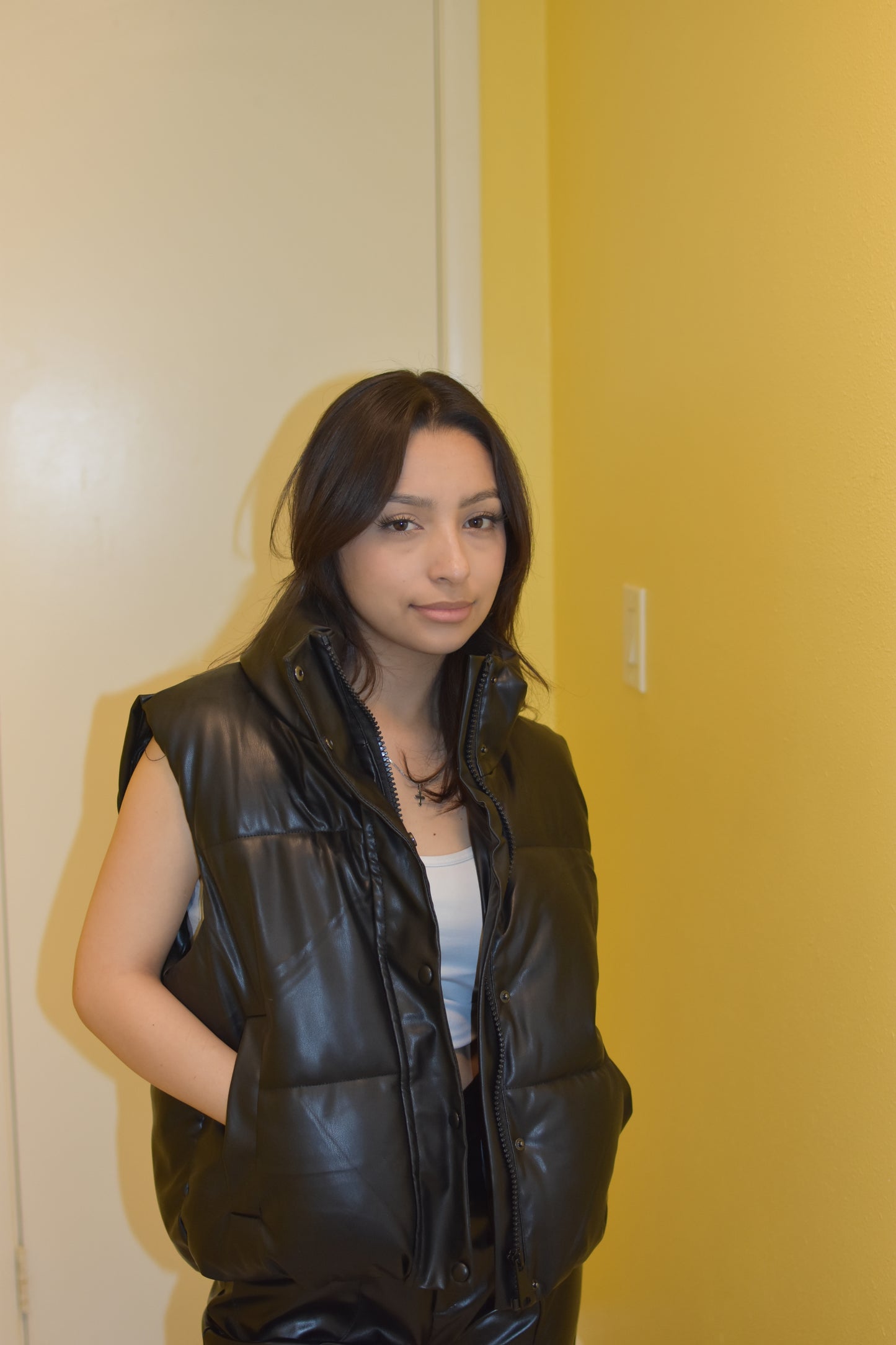 Black Puffer Vest